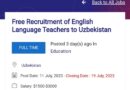 ODEPC Free Recruitment Teachers-to Uzbekistan Apply Now