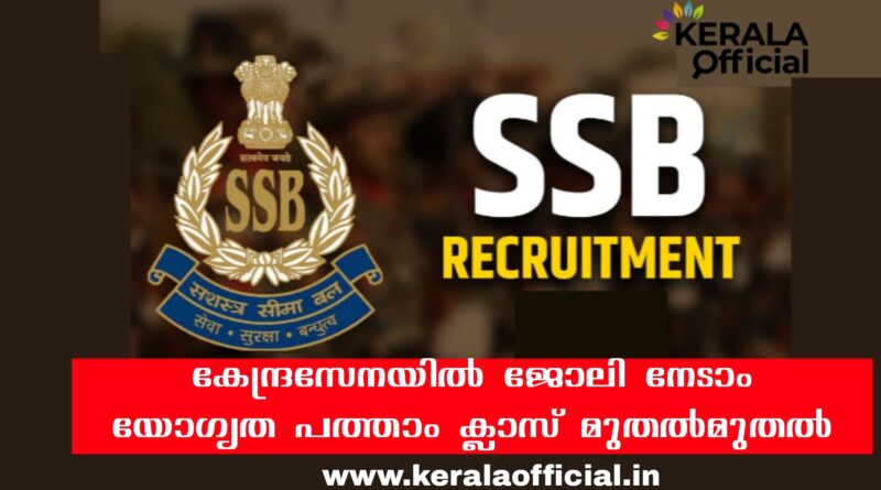 SSB Recruitment-2026 Apply