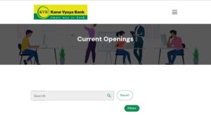 KVB Bank Job 2026 Apply Now
